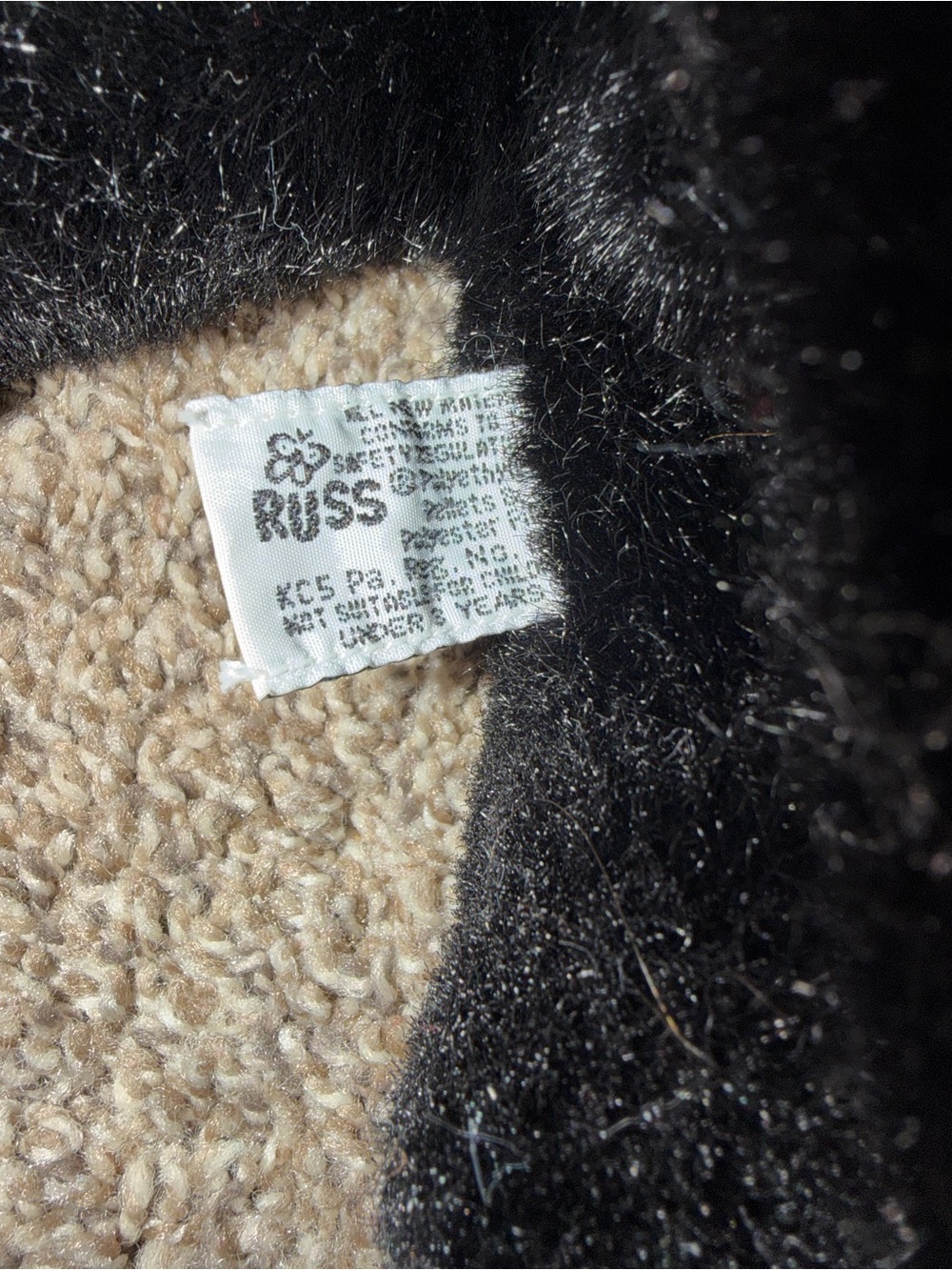 Russ Black Cat Midnight Plush 14 Inch Long Stuffed Animal Toy #1023 - Picture 6 of 6